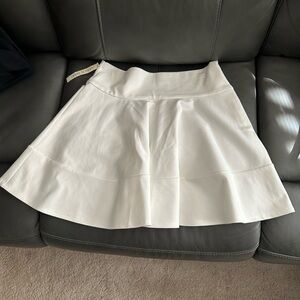 Robbi & Nikki White Skater Skirt Sz L